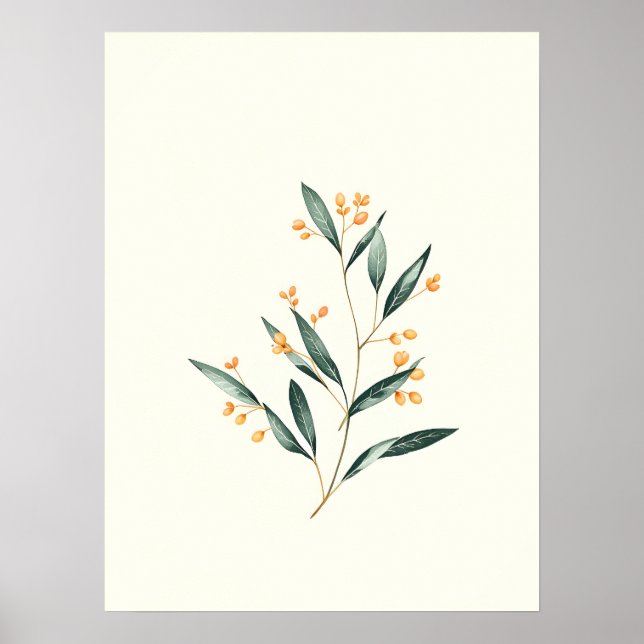 Minimalistische moderne Kunst.Minimalistische Zwei Poster (Vorne)