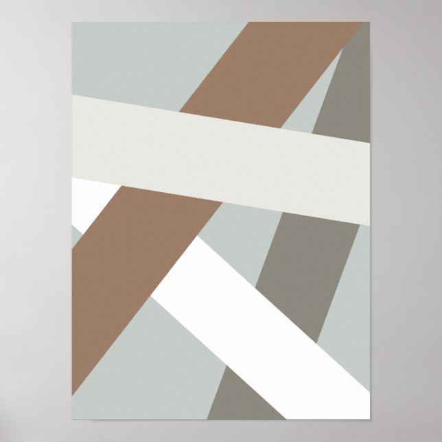 Minimalistische Moderne Poster (Vorne)