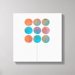 Minimalistische, moderne, schicke abstrakte Kunst Leinwanddruck
