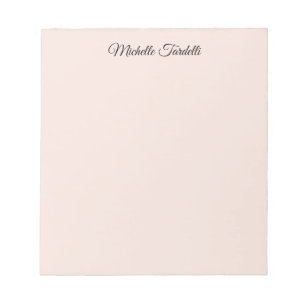 Minimalistische moderne Schrift Kalligrafie Notizblock