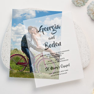 Minimalistische, moderne Skripthochzeit