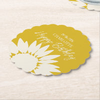 Minimalistische moderne Sonnenblume Custom Happy B