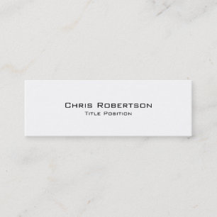 Minimalistische moderne Trend Charme-Visitenkarte Mini Visitenkarte