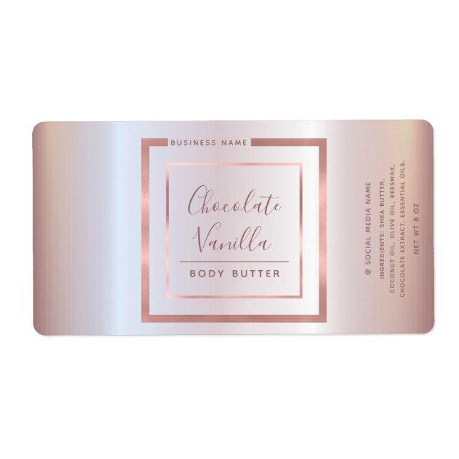 Minimalistische moderne Typografie Rose (Vorne)