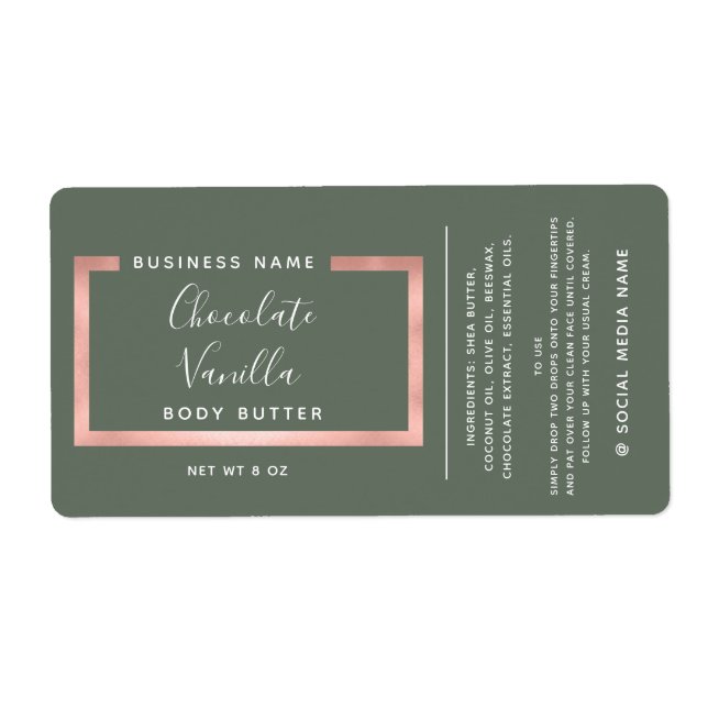 Minimalistische moderne Typografie-Rose (Vorne)