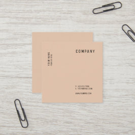 Minimalistische moderne vielseitige quadratische visitenkarte