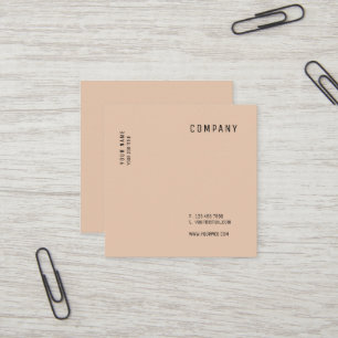 Minimalistische moderne vielseitige quadratische visitenkarte