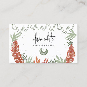 Minimalistische moderne Visitenkarten, Boho-minima Visitenkarte
