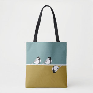 Minimalistische moderne Vogelschutztasche Tasche