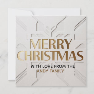 Minimalistische moderne Weihnachtskarte Karte