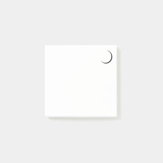 Minimalistische Mondnotizen Post-it Klebezettel