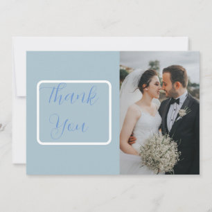 Minimalistische Mondphasen Celestis-Foto Dankeskarte