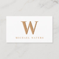 Minimalistische Monogramm-Logo-Embossed-Effekt