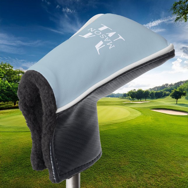 Minimalistische Monogramm Personalisiert Golf Headcover (Von Creator hochgeladen)