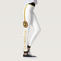 Minimalistische Monogramm Schwarze Imitate Gold un