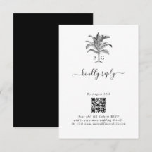 Minimalistische Monographie-Palm-Tree