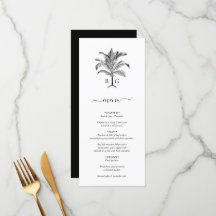 Minimalistische Monographie-Palm-Tree