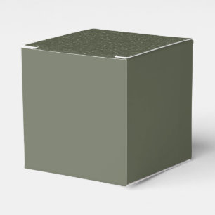 Minimalistische Moss-Bevorzugung Box mit Texturier Geschenkschachtel