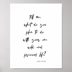 Minimalistische Motivations-Topografie-Quote (Matt Poster