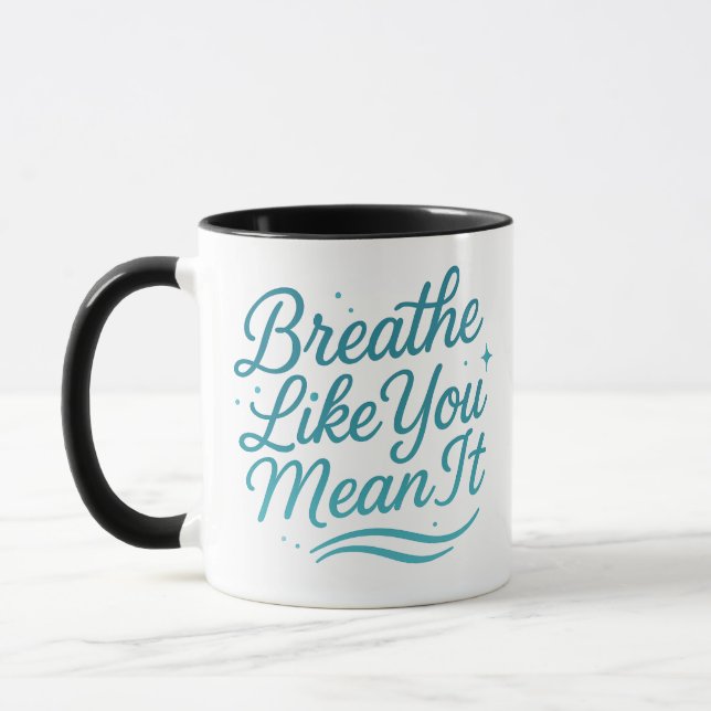 "Minimalistische Motivierend Tasse - Elegantes Skr (Links)