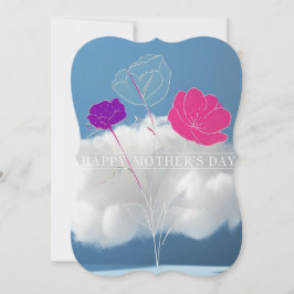 Minimalistische Muttertagskarte