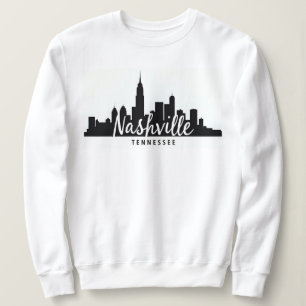 Minimalistische Nashville Skyline, Stadt in Tennes Sweatshirt