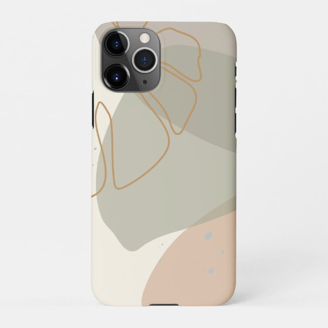 Minimalistische Natur #digitalart #nature iPhone Hülle (Rückseite)