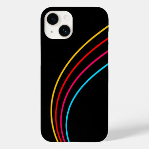 Minimalistische Neonstreifen Case-Mate iPhone 14 Hülle