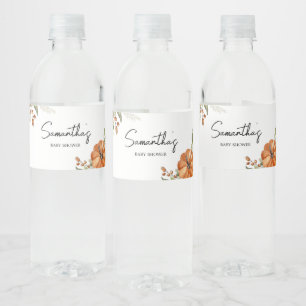 Minimalistische neutrale Pumpkin-Kinderdusche