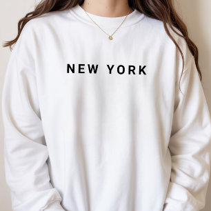 Minimalistische New Yorker benutzerdefinierte Staa Sweatshirt