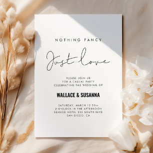 Minimalistische Nichts Überflüssiges, Heirat party Save The Date