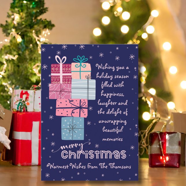 Minimalistische Niedliche Festtage Feiertagskarte (Von Creator hochgeladen)