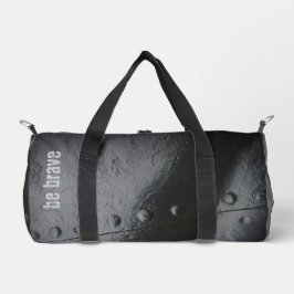 Minimalistische Nieten aus Schwarzmetall Duffle Bag