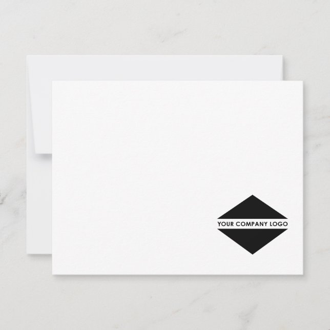 Minimalistische Note-Karte für das benutzerdefinie Mitteilungskarte (Vorderseite)