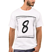 Minimalistische Nummer 8