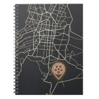 Minimalistische NYC-Fußballkarte mit Linienkunst