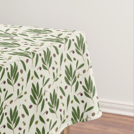 Minimalistische Öle und Branchen - nahtlos. Tischdecke