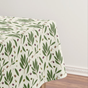 Minimalistische Öle und Branchen - nahtlos. Tischdecke