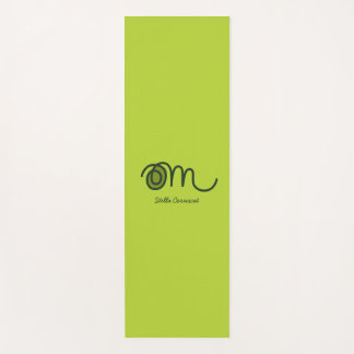 Minimalistische Om-Handschrift-Personalisierte-Yog Yogamatte