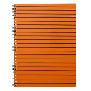 Minimalistische Orangenwandfotografie Notizblock