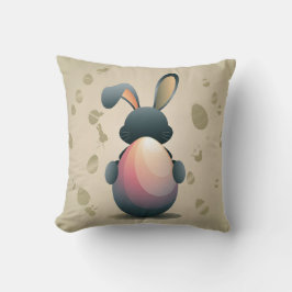 Minimalistische Osterform Kissen
