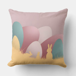 Minimalistische Osterform Kissen