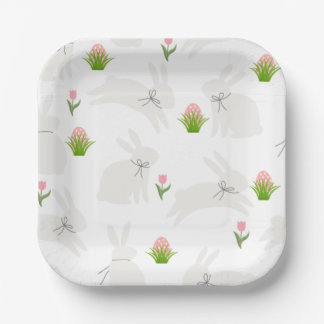 Minimalistische Ostern-Platten   Pappteller