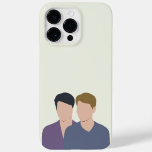 Minimalistische Paarkunst Moderne Ästhetik Case-Mate iPhone 14 Pro Max Hülle