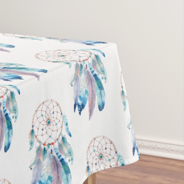 Minimalistische Pasta Bohemisch Watercolor Dreamca Tischdecke (Beispiel)