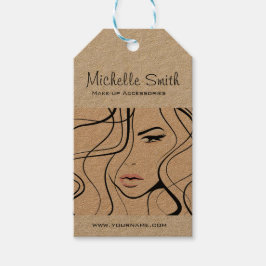 Minimalistische Pastel Peach Elegante Feminine Mak Geschenkanhänger