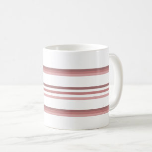 Minimalistische Pastell Line Motif Kaffeetasse