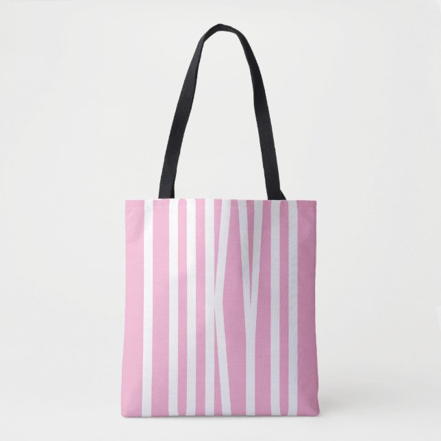 Minimalistische Pastell-Typografie feminin-stilvol Tasche (Vorderseite)