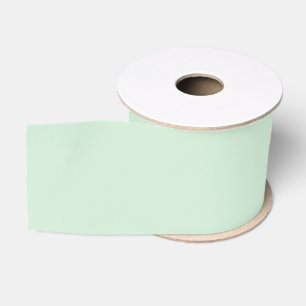 Minimalistische Pastelle Elfen Grüne Farbe #D1ECD5 Ripsband