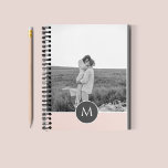 Minimalistische Pastete Rosa Personalisierter Name Planer<br><div class="desc">Minimalistische Pastete Rosa Personalisierter Name und Foto</div>